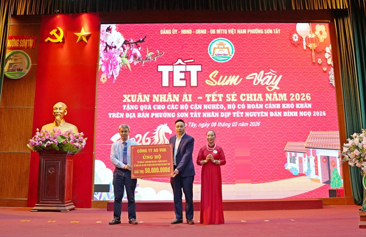 SƠN TÂY ẤM ÁP CHƯƠNG TRÌNH TẾT SUM VẦY “ XUÂN NHÂN ÁI – TẾT SẺ CHIA- Ảnh 7.