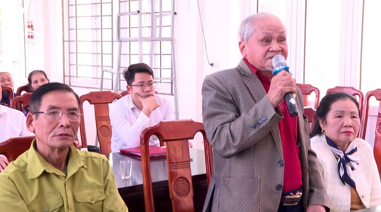 Hội nghị lấy ý kiến cử tri nơi cư trú đối với người ứng cử đại biểu HĐND nhiệm kỳ 2026-2031 thôn Hát Môn 7 xã Hát Môn.- Ảnh 3.