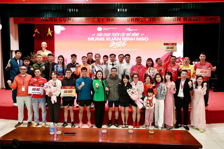 GIẢI CHẠY THIÊN LỘC MỞ RỘNG MỪNG XUÂN BÍNH NGỌ 2026 SÔI NỔI, LAN TỎA PHONG TRÀO RÈN LUYỆN THỂ DỤC THỂ THAO- Ảnh 10.