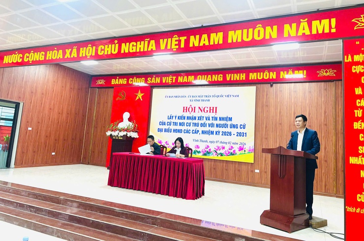 UBND – Ủy ban MTTQ Việt Nam xã Thiên Lộc tổ chức hội nghị lấy ý kiến cử tri nơi cư trú đối với người ứng cử đại biểu HĐND xã Thiên Lộc nhiệm kỳ 2026 - 2031- Ảnh 7.