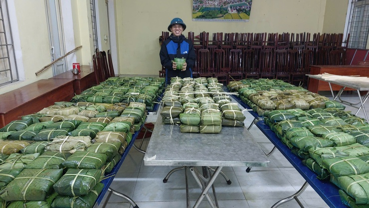 XÃ ỨNG THIÊN TỔ CHỨC GÓI BÁNH CHƯNG NGHĨA TÌNH NHÂN DỊP TẾT NGUYÊN ĐÁN- Ảnh 8.