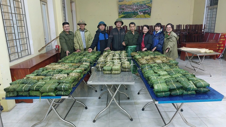 XÃ ỨNG THIÊN TỔ CHỨC GÓI BÁNH CHƯNG NGHĨA TÌNH NHÂN DỊP TẾT NGUYÊN ĐÁN- Ảnh 9.