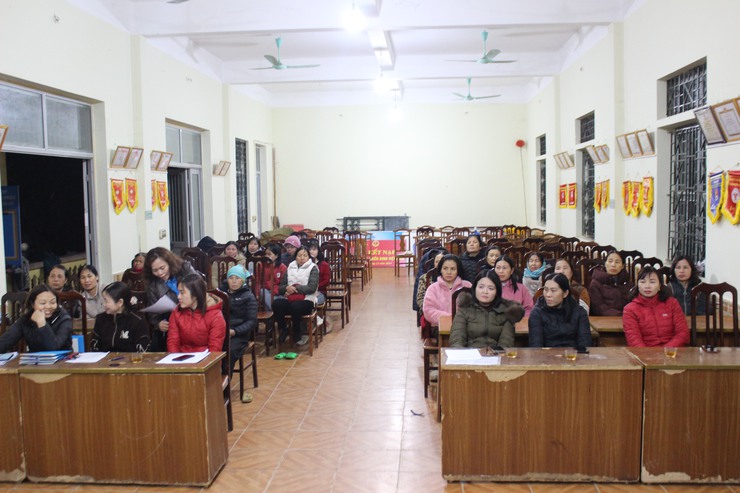 Chi hội Phụ nữ thôn Đồng Lệ ra mắt mô hình “Tổ phụ nữ thu gom, phân loại rác xây dựng gia đình 3 sạch”- Ảnh 1.