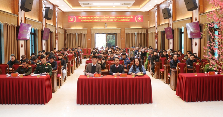 XÃ QUỐC OAI GẶP MẶT QUÂN NHÂN XUẤT NGŨ, TRAO QUYẾT ĐỊNH GỌI CÔNG DÂN NHẬP NGŨ NĂM 2026- Ảnh 1.