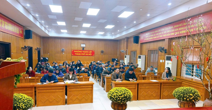 Thanh Liệt: Gần 100 đại biểu tham dự tập huấn quản lý thu gom, phân loại và xử lý chất thải rắn sinh hoạt tại hộ gia đình- Ảnh 1.