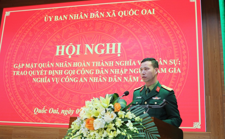 XÃ QUỐC OAI GẶP MẶT QUÂN NHÂN XUẤT NGŨ, TRAO QUYẾT ĐỊNH GỌI CÔNG DÂN NHẬP NGŨ NĂM 2026- Ảnh 3.