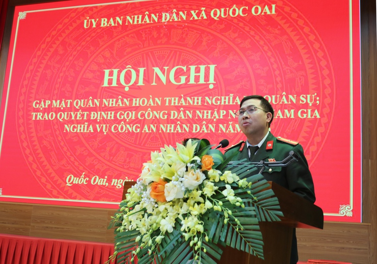 XÃ QUỐC OAI GẶP MẶT QUÂN NHÂN XUẤT NGŨ, TRAO QUYẾT ĐỊNH GỌI CÔNG DÂN NHẬP NGŨ NĂM 2026- Ảnh 4.