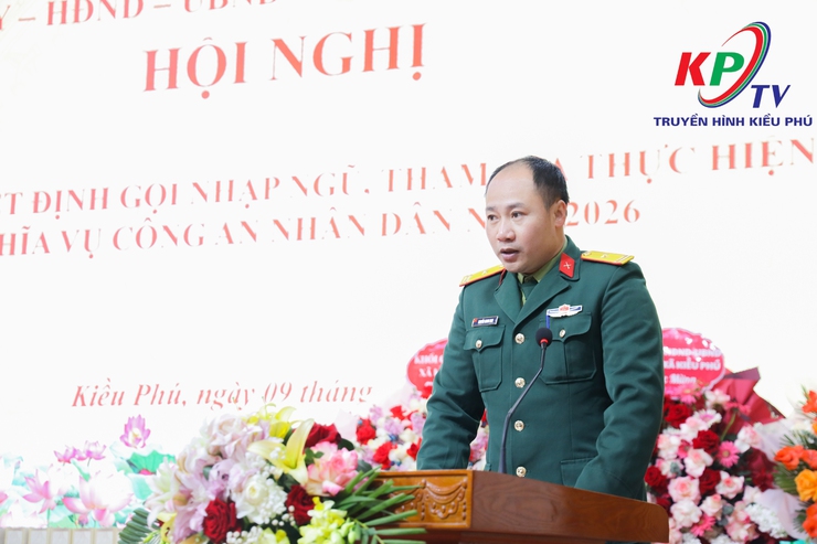 Xã Kiều Phú tổ chức Lễ trao Quyết định gọi công dân nhập ngũ và tham gia nghĩa vụ Công an nhân dân năm 2026- Ảnh 3.