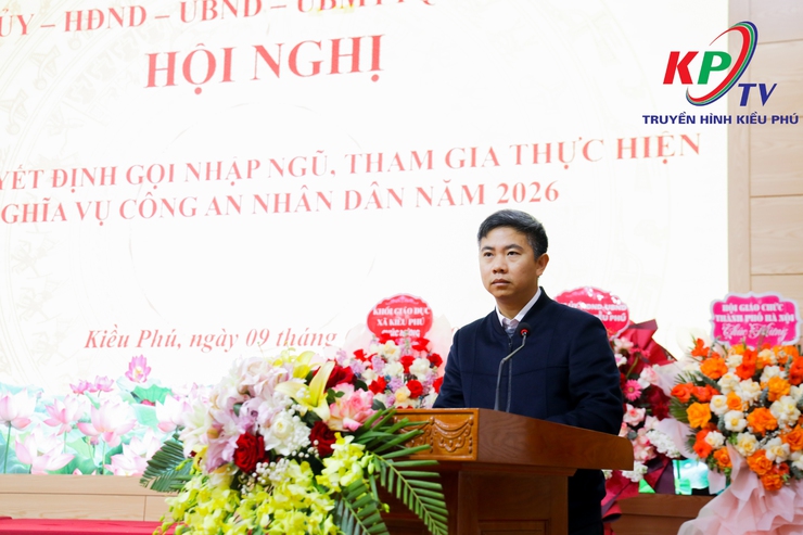 Xã Kiều Phú tổ chức Lễ trao Quyết định gọi công dân nhập ngũ và tham gia nghĩa vụ Công an nhân dân năm 2026- Ảnh 9.