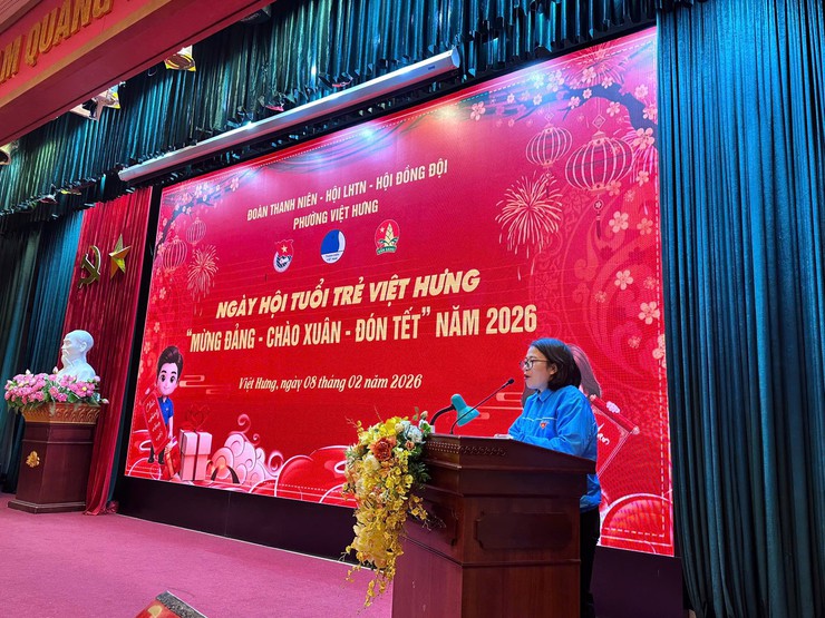 Ngày hội  tuổi trẻ Việt Hưng "Mừng Đảng - Chào Xuân - Đón tết" năm 2026- Ảnh 2.