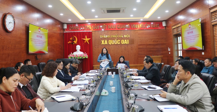 XÃ QUỐC OAI TỔ CHỨC HỘI NGHỊ HIỆP THƯƠNG LẦN THỨ BA, THỐNG NHẤT DANH SÁCH NGƯỜI ỨNG CỬ ĐẠI BIỂU HĐND NHIỆM KỲ 2026–2031- Ảnh 1.