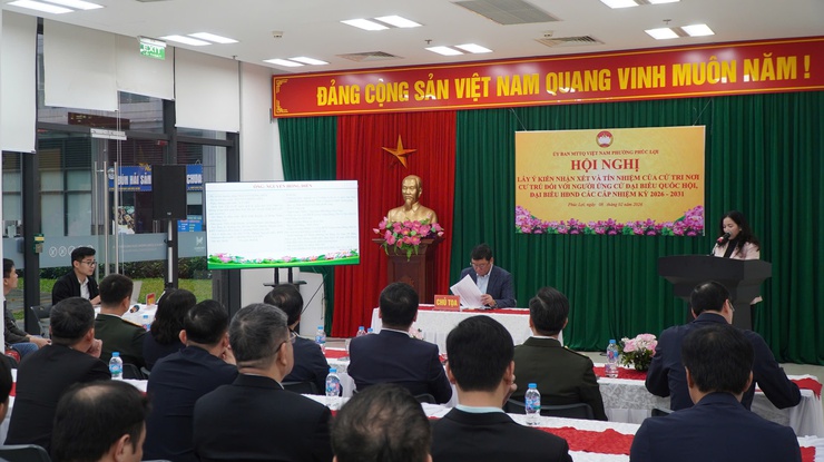 UBMTTQ Việt Nam phường Phúc Lợi hoàn thành công tác lấy ý kiến cử tri nơi cư trú đối với người ứng cử đại biểu Quốc hội khóa XVI và HĐND các cấp nhiệm kỳ 2026-2031- Ảnh 2.