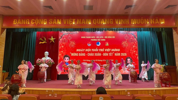 Ngày hội  tuổi trẻ Việt Hưng "Mừng Đảng - Chào Xuân - Đón tết" năm 2026- Ảnh 11.