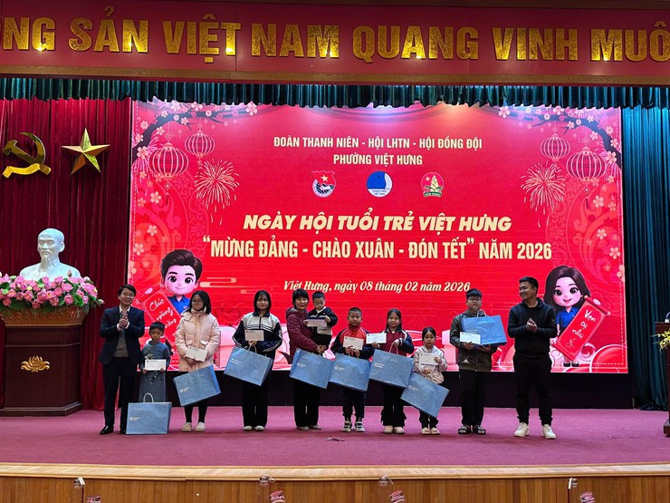 Ngày hội  tuổi trẻ Việt Hưng "Mừng Đảng - Chào Xuân - Đón tết" năm 2026- Ảnh 3.