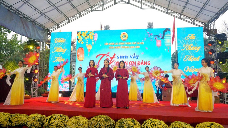 Công đoàn phường Long Biên: Chăm lo thiết thực để đoàn viên, người lao động đón Tết ấm áp, nghĩa tình- Ảnh 8.