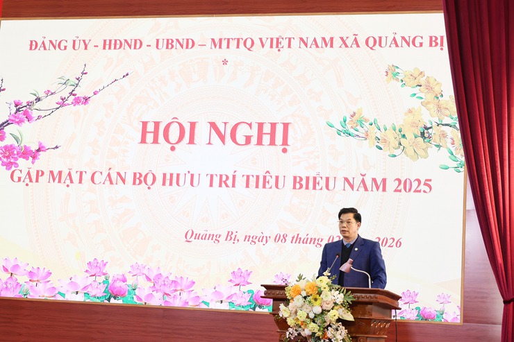 Quảng Bị tổ chức Hội nghị gặp mặt cán bộ hưu trí tiêu biểu nhân dịp Tết Bính Ngọ 2026- Ảnh 10.