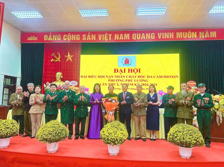 Đại hội đại biểu hội nạn nhân chất độc da cam/dioxin phường Phú Lương lần thứ I, nhiệm kỳ 2026-2031- Ảnh 3.