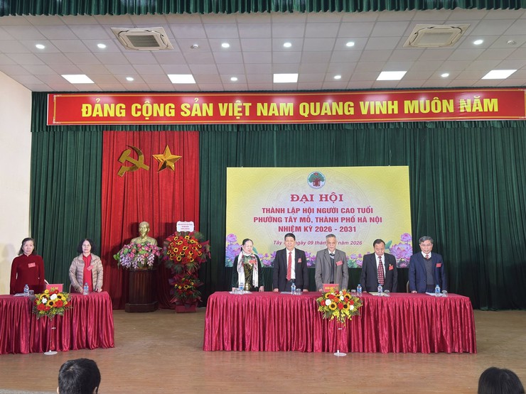 Đại hội thành lập Hội Người cao tuổi phường Tây Mỗ nhiệm kỳ 2026–2031
- Ảnh 4.