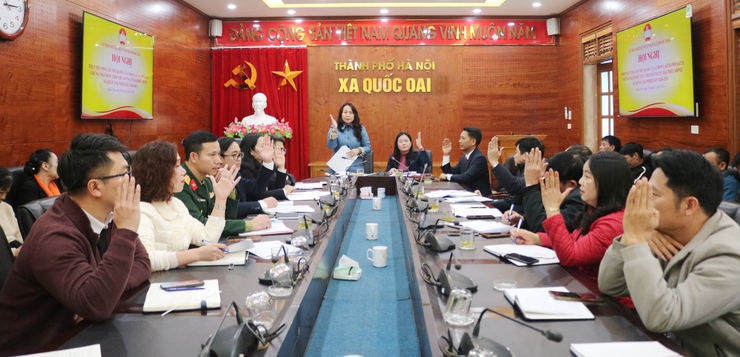 XÃ QUỐC OAI TỔ CHỨC HỘI NGHỊ HIỆP THƯƠNG LẦN THỨ BA, THỐNG NHẤT DANH SÁCH NGƯỜI ỨNG CỬ ĐẠI BIỂU HĐND NHIỆM KỲ 2026–2031- Ảnh 7.