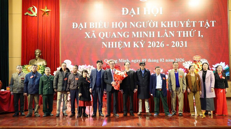 Đại hội đại biểu Hội Người khuyết tật xã Quang Minh lần thứ I, nhiệm kỳ 2026-2031 thành công tốt đẹp- Ảnh 5.