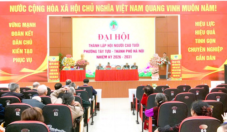 Đại hội thành lập Hội Người cao tuổi phường Tây Tựu nhiệm kỳ 2026 - 2031- Ảnh 1.