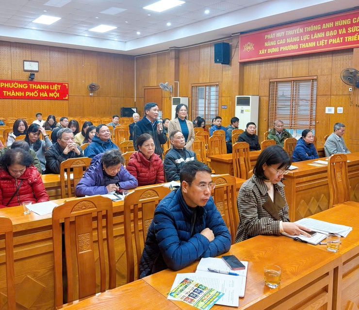 Thanh Liệt: Gần 100 đại biểu tham dự tập huấn quản lý thu gom, phân loại và xử lý chất thải rắn sinh hoạt tại hộ gia đình- Ảnh 3.