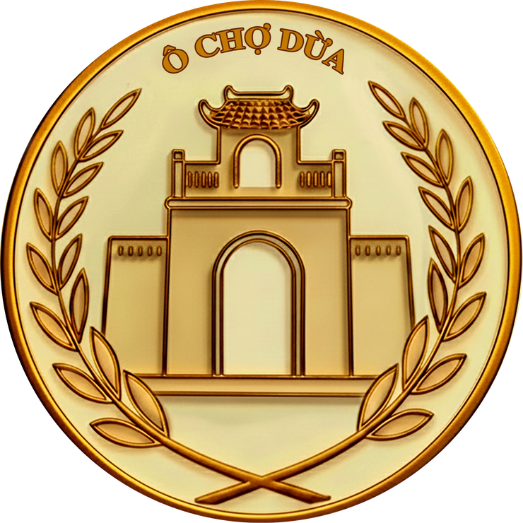 Phường Ô Chợ Dừa được cấp Giấy chứng nhận đăng ký bản quyền tác giả đối với logo Phường- Ảnh 2.