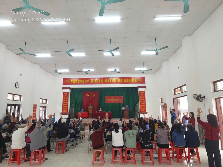 Chương Dương: Hoàn thành lấy ý kiến của cử tri nơi cư trú đối với người ứng cử đại biểu HĐND xã- Ảnh 3.