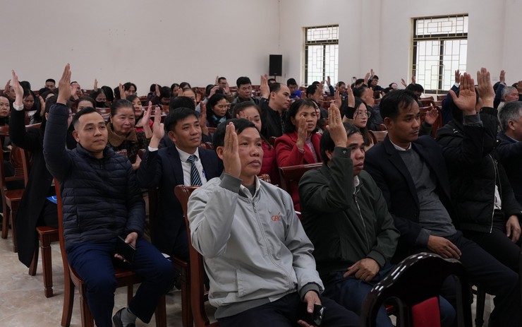 Hội đồng nhân dân xã Bát Tràng tổ chức Kỳ họp thứ 4 (kỳ họp chuyên đề)- Ảnh 6.