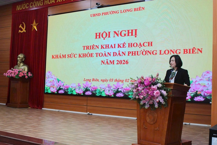 Phường Long Biên tổ chức chiến dịch khám sức khoẻ miễn phí cho người cao tuổi đợt 1 năm 2026- Ảnh 1.