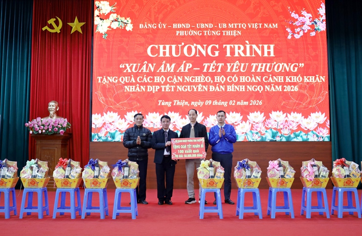 Tùng Thiện chung tay vì người nghèo trong dịp Tết Nguyên đán Bính Ngọ 2026- Ảnh 1.