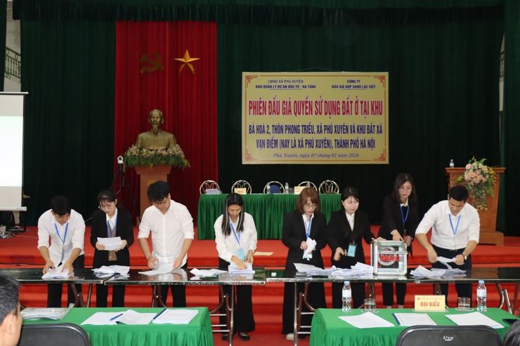 PHÚ XUYÊN TỔ CHỨC ĐẤU GIÁ THÀNH CÔNG 34 THỬA ĐẤT- Ảnh 4.