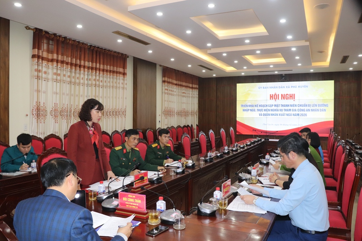 Hội nghị triển khai kế hoạch gặp mặt thanh niên chuẩn bị lên đường nhập ngũ, thực hiện nghĩa vụ tham gia Công an nhân dân- Ảnh 2.