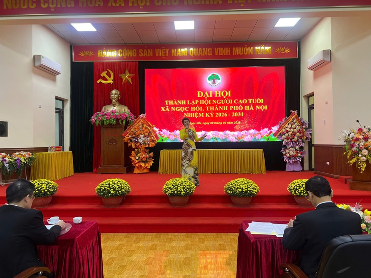 ĐẠI HỘI THÀNH LẬP HỘI NGƯỜI CAO TUỔI XÃ NGỌC HỒI, THÀNH PHỐ HÀ NỘI NHIỆM KỲ 2026–2031- Ảnh 3.