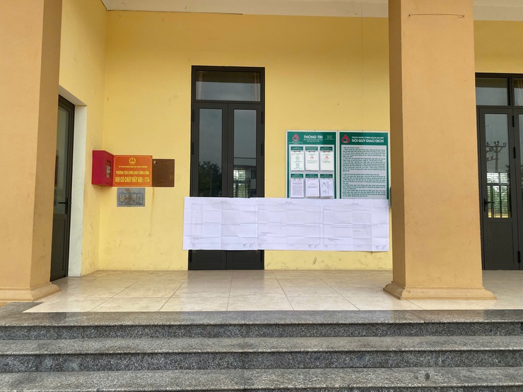 Công bố phương án tuyến đường tỉnh 419 (giai đoạn 2) Thực hiện niêm yết công khai và triển khai cắm mốc giới phục vụ công tác giải phóng mặt bằng- Ảnh 1.