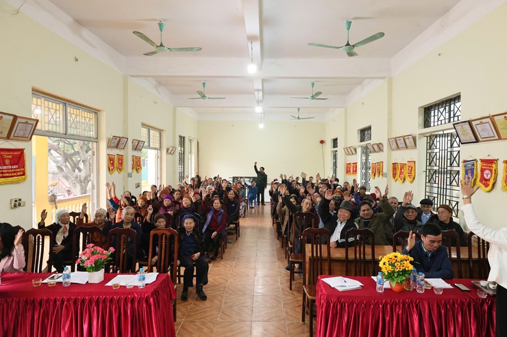 Quảng Bị hoàn thành việc tổ chức các hội nghị lấy ý kiến cử tri nơi cư trú đối với người ứng cử đại biểu HĐND các cấp, nhiệm kỳ 2026-2031- Ảnh 6.