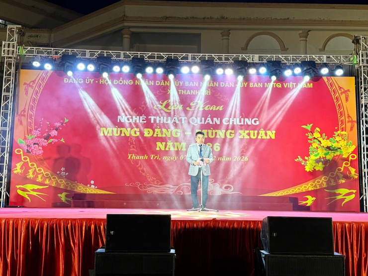 TƯNG BỪNG LIÊN HOAN NGHỆ THUẬT QUẦN CHÚNG “MỪNG ĐẢNG – MỪNG XUÂN” XÃ THANH TRÌ NĂM 2026- Ảnh 4.