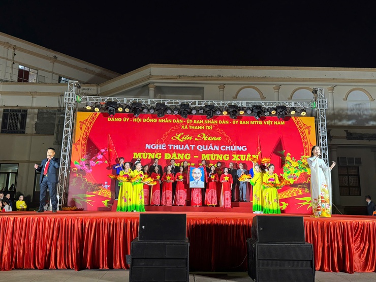 TƯNG BỪNG LIÊN HOAN NGHỆ THUẬT QUẦN CHÚNG “MỪNG ĐẢNG – MỪNG XUÂN” XÃ THANH TRÌ NĂM 2026- Ảnh 13.