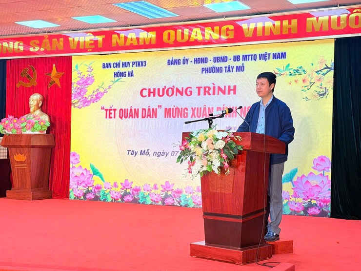 PHƯỜNG TÂY MỖ TỔ CHỨC CHƯƠNG TRÌNH "TẾT QUÂN DÂN" XUÂN BÍNH NGỌ 2026

- Ảnh 3.
