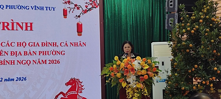 Trao yêu thương đến các hộ gia đình khó khăn trên địa bàn phường nhân dịp Tết nguyên đán Bính Ngọ -2026- Ảnh 2.