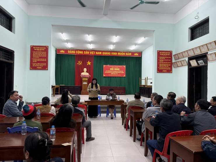 Hội nghị lấy ý kiến nhận xét, tín nhiệm cử tri nơi cư trú đối với người ứng cử ĐBQH, Đại biểu HĐND các cấp - Ảnh 3.