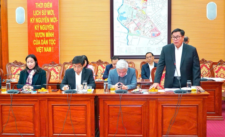 Các phường Từ Liêm, Xuân Phương, Đại Mỗ, Tây Mỗ gặp mặt nguyên lãnh đạo chủ chốt quận Nam Từ Liêm (cũ) qua các thời kỳ nhân dịp đầu xuân 2026- Ảnh 3.