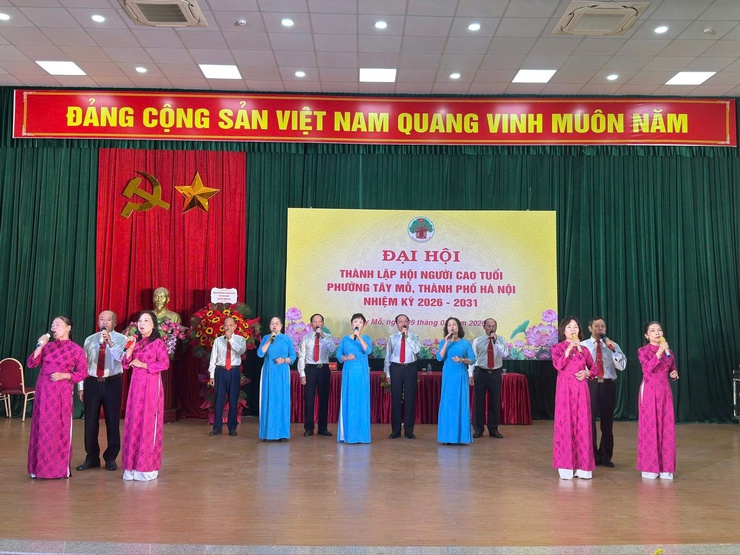 Đại hội thành lập Hội Người cao tuổi phường Tây Mỗ nhiệm kỳ 2026–2031
- Ảnh 1.