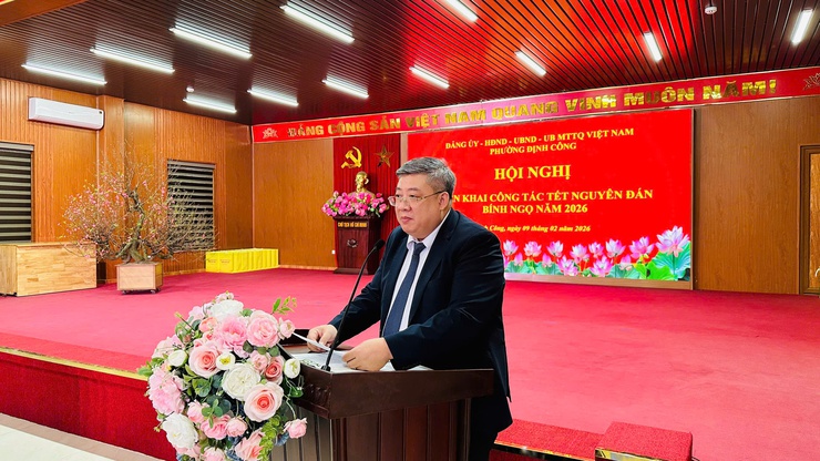 Phường Định Công tổ chức gặp mặt nguyên lãnh đạo và cán bộ chủ chốt Xuân Bính Ngọ 2026: Tri ân, đoàn kết và phát triển- Ảnh 4.