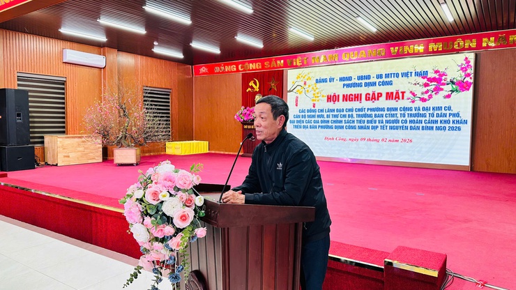 Phường Định Công tổ chức gặp mặt nguyên lãnh đạo và cán bộ chủ chốt Xuân Bính Ngọ 2026: Tri ân, đoàn kết và phát triển- Ảnh 6.