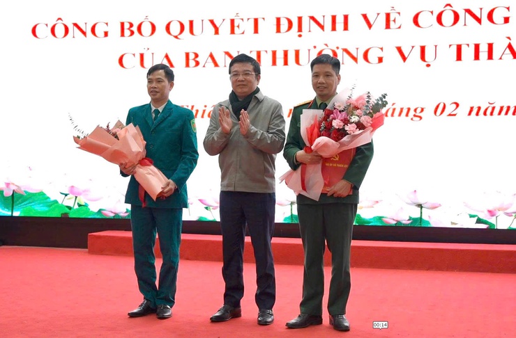 Đảng bộ xã Thiên Lộc công bố Quyết định về công tác cán bộ của Ban Thường vụ Thành ủy- Ảnh 4.