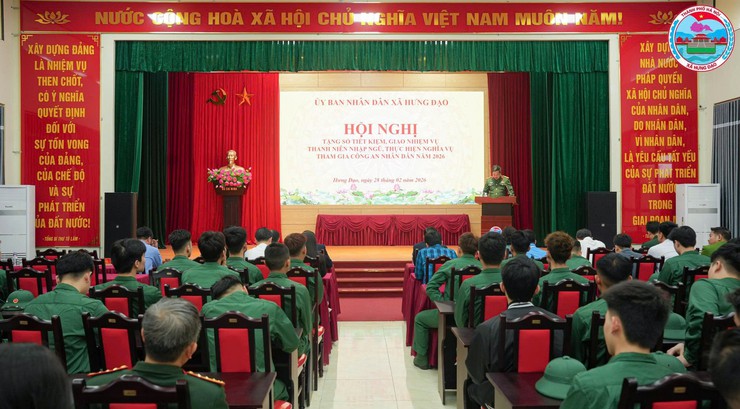 HỘI NGHỊ GẶP MẶT THANH NIÊN NHẬP NGŨ VÀ THỰC HIỆN NGHĨA VỤ THAM GIA CÔNG AN NHÂN DÂN NĂM 2026- Ảnh 8.