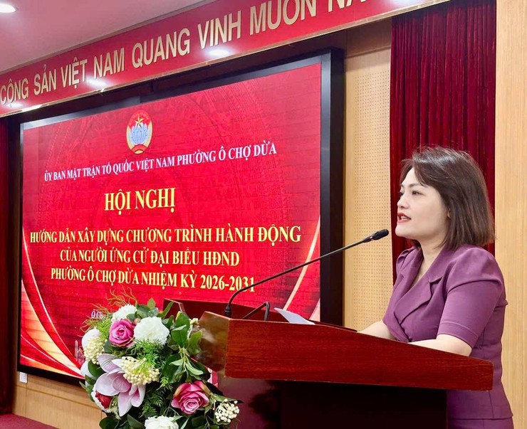 Hội nghị triển khai kế hoạch vận động bầu cử Đại biểu HĐND phường nhiệm kỳ 2026- 2031; Gặp mặt, hướng dẫn các ứng cử viên đại biểu HĐND phường xây dựng chương trình hành động- Ảnh 2.