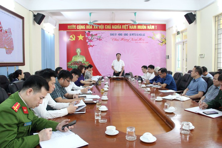 Chủ tịch UBND xã Hòa Lạc: Tăng trưởng 11% phải bằng giải pháp cụ thể, phân công rõ trách nhiệm- Ảnh 1.