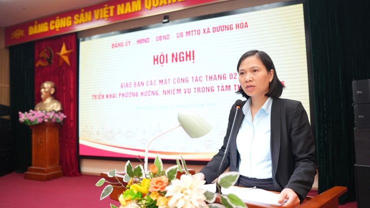 Hội nghị giao ban công tác tháng 02, triển khai phương hướng, nhiệm vụ trọng tâm tháng 3/2026 - Ảnh 3.